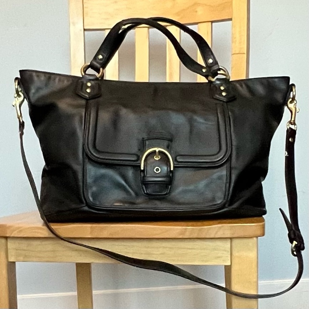 Coach Leather Laptop Size Bag